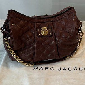 Marc Jacobs Quilted Stam Silvana Chain Hobo Bag